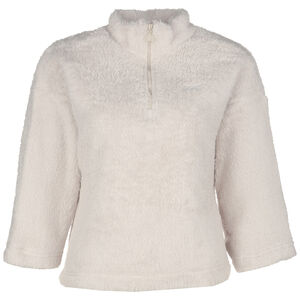 MYT Cozy Fleece Quarter-Zip Sweatshirt Damen, creme, zoom bei OUTFITTER Online