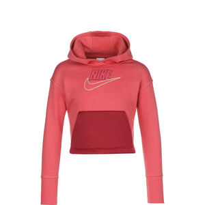 Club Fleece Icon Clash Kapuzenpullover Kinder, rosa / weinrot, zoom bei OUTFITTER Online