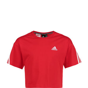 Future Icon 3-Streifen T-Shirt Kinder, rot / weiß, zoom bei OUTFITTER Online