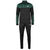 Active Style Knitted Poly Trainingsanzug Herren, schwarz / grün, zoom bei OUTFITTER Online