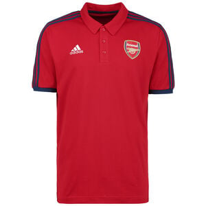 FC Arsenal 3-Streifen Poloshirt Herren, rot / dunkelblau, zoom bei OUTFITTER Online