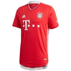 FC Bayern München Trikot Home Authentic 2020/2021 Herren, rot / weiß, zoom bei OUTFITTER Online