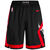 NBA Chicago Bulls City Edition Swingman Basketballshorts Herren, schwarz / rot, zoom bei OUTFITTER Online