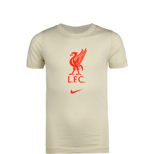 FC Liverpool Evergreen Crest T-Shirt Kinder, beige / rot, zoom bei OUTFITTER Online