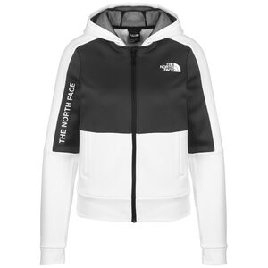 Mountain Athletics Fleece Kapuzenjacke Damen, schwarz / weiß, zoom bei OUTFITTER Online