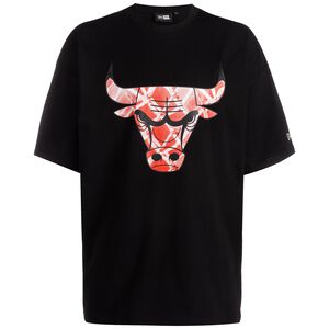 NBA Chicago Bulls Infill Logo T-Shirt Herren, schwarz / rot, zoom bei OUTFITTER Online