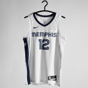 NBA Memphis Grizzlies Ja Morant Association Edition Swingman Trikot Herren, weiß / blau, zoom bei OUTFITTER Online