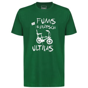 FUMS & GRÄTSCH Ultras T-Shirt, grün / weiß, zoom bei OUTFITTER Online