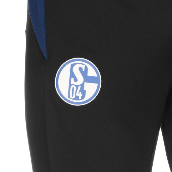 FC Schalke 04 Tapered Trainingshose Herren, schwarz / blau, zoom bei OUTFITTER Online