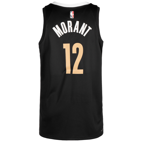 NBA Memphis Grizzlies Ja Morant City Edition Swingman Trikot Herren, schwarz, zoom bei OUTFITTER Online
