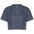 BRANDED LOGO CROP T-Shirt Damen, grau / weiß, zoom bei OUTFITTER Online