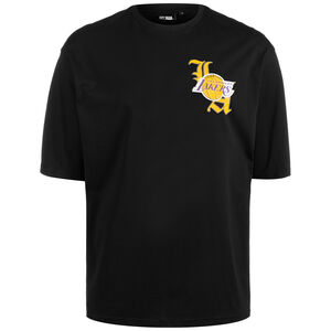 NBA Los Angeles Lakers Team Graphic T-Shirt Herren, schwarz / gelb, zoom bei OUTFITTER Online