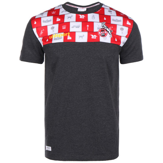 1. FC Köln Karneval T-Shirt 2020/2021 Herren, anthrazit / rot, zoom bei OUTFITTER Online
