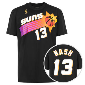 NBA Name & Number Phoenix Suns Steve Nash T-Shirt Herren, schwarz / bunt, zoom bei OUTFITTER Online