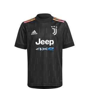 Juventus Turin Trikot Away 2021/2022 Kinder, schwarz / pink, zoom bei OUTFITTER Online