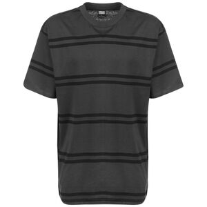 Oversized Striped T-Shirt Herren, dunkelgrau / schwarz, zoom bei OUTFITTER Online
