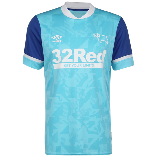 Derby County Trikot Away 2021/2022 Herren, hellblau / blau, zoom bei OUTFITTER Online