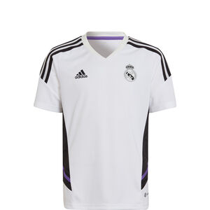 Real Madrid Trainingsshirt Kinder, weiß / schwarz, zoom bei OUTFITTER Online