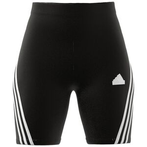 Future 3 Stripes Shorts Damen, schwarz / weiß, zoom bei OUTFITTER Online