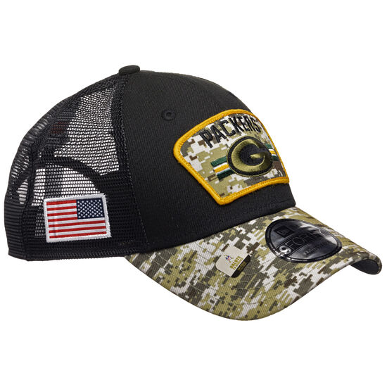 NFL Green Bay Packers 9FORTY Trucker 2021 Salut To Service Cap, , zoom bei OUTFITTER Online
