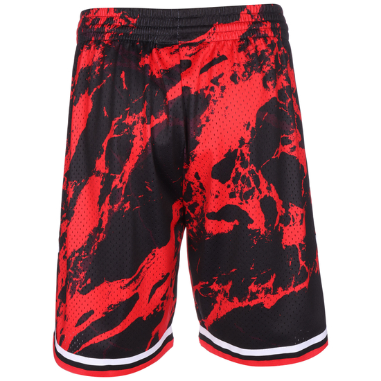 Chicago Bulls Team Marble Swingman Shorts Herren, schwarz / rot, zoom bei OUTFITTER Online