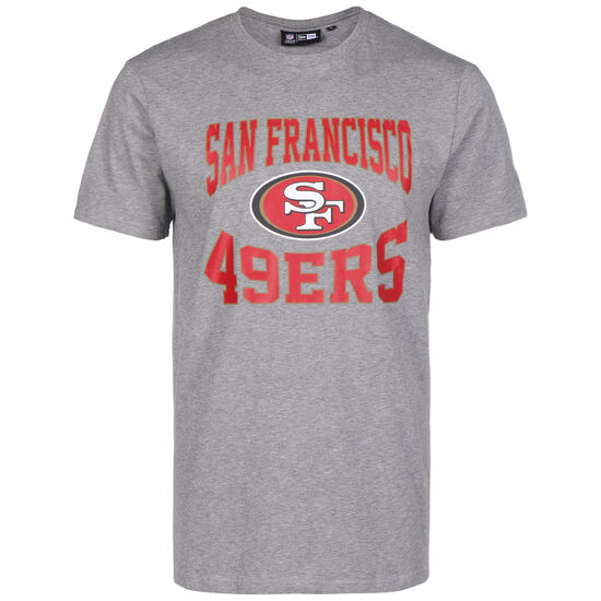 NFL San Francisco 49ers Team Logo T-Shirt Herren, grau / rot, zoom bei OUTFITTER Online