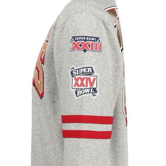 NFL San Francisco 49ers All Over Print Fleece Crew Sweatshirt Herren, grau, zoom bei OUTFITTER Online