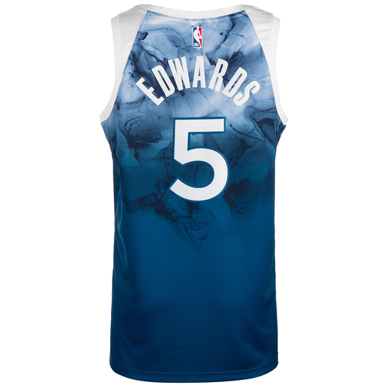 NBA Minnesota Timberwolves Anthony Edwards City Edition Swingman Trikot Herren, blau, zoom bei OUTFITTER Online
