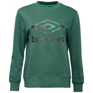 SV Werder Bremen Navigation Sweatshirt Damen, grün / schwarz, zoom bei OUTFITTER Online