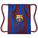 FC Barcelona Stadium Gymsack Turnbeutel, rot / blau, zoom bei OUTFITTER Online