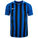 Striped Division III Fußballtrikot Herren, blau / schwarz, zoom bei OUTFITTER Online