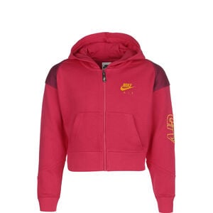 Air French Terry Kapuzenjacke Kinder, pink / gelb, zoom bei OUTFITTER Online