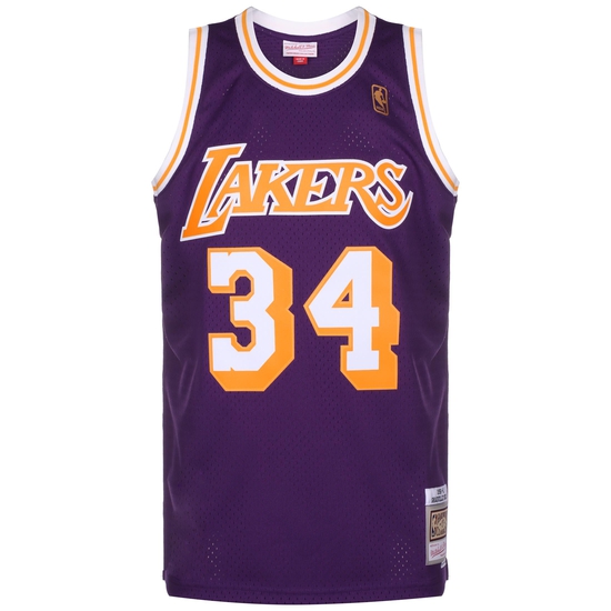 NBA Los Angeles Lakers 1996-97 Swingman Shaquille O'Neal Trikot Herren, lila, zoom bei OUTFITTER Online