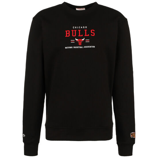 NBA Chicago Bulls Archived Embroidered Sweatshirt Herren, schwarz / rot, zoom bei OUTFITTER Online