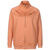 Oversized Tricot Funnel Neck Sweatjacke, apricot / orange, zoom bei OUTFITTER Online
