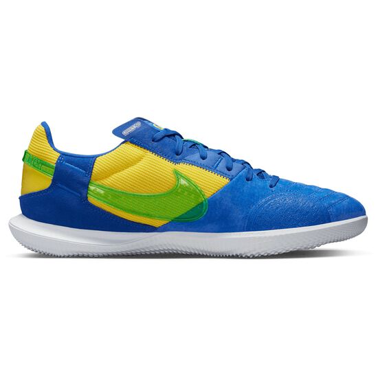 Streetgato Indoor Fußballschuh Herren, blau / gelb, zoom bei OUTFITTER Online