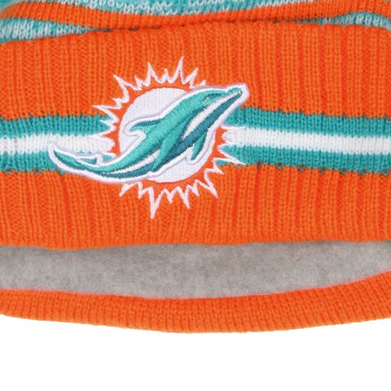 NFL Miami Dolphins Sideline Bobble Knit Mütze, , zoom bei OUTFITTER Online