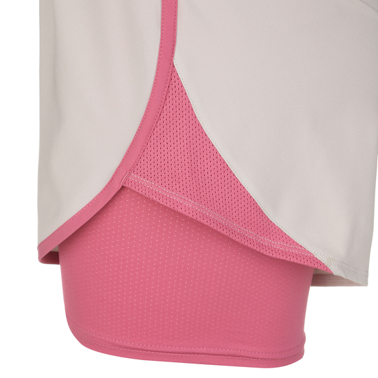 Fly By Elite 2-in-1 Trainingshorts Damen, rosa / beige, zoom bei OUTFITTER Online