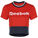 Essentials Linear Logo T-Shirt Damen, rot / dunkelblau, zoom bei OUTFITTER Online