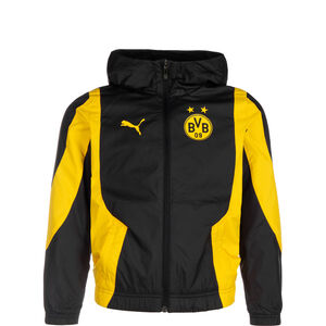 Borussia Dortmund Prematch Trainingsjacke Kinder, schwarz / gelb, zoom bei OUTFITTER Online