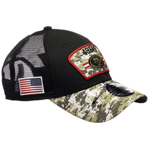 NFL San Francisco 49ers 9FORTY Trucker 2021 Salut To Service Cap, , zoom bei OUTFITTER Online
