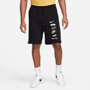 Club Fleece Logo Shorts Herren, schwarz, zoom bei OUTFITTER Online