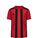 Striped 21 Fußballtrikot Kinder, rot / schwarz, zoom bei OUTFITTER Online