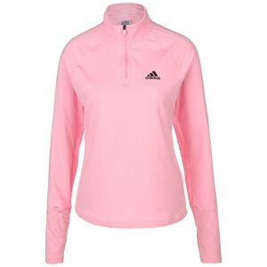 1/4 Zip Trainingssweater Damen, rosa, zoom bei OUTFITTER Online