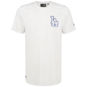 MLB Los Angeles Dodgers Chain Stitch T-Shirt Herren, weiß / blau, zoom bei OUTFITTER Online