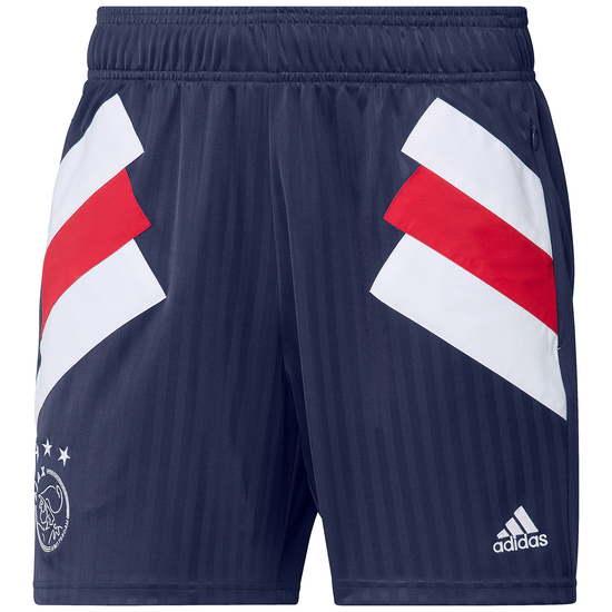 Ajax Amsterdam Icon Trainingsshorts Herren, dunkelblau / rot, zoom bei OUTFITTER Online