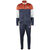 Diamond Knitted Poly Trainingsanzug Herren, blau / rot, zoom bei OUTFITTER Online