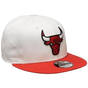 9FIFTY NBA Chicago Bulls White Crown Cap, weiß / rot, zoom bei OUTFITTER Online