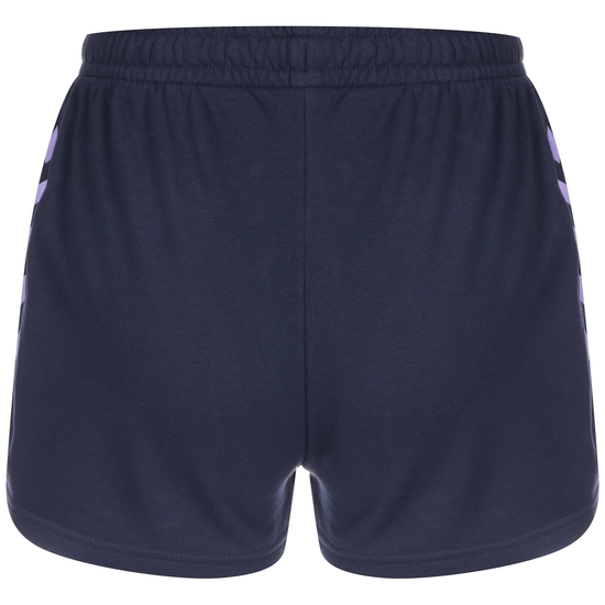hmlSTALTIC Cotton Shorts Damen, dunkelblau / flieder, zoom bei OUTFITTER Online