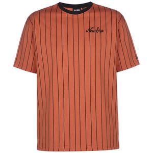 Pinstripe Oversized T-Shirt Herren, orange / schwarz, zoom bei OUTFITTER Online